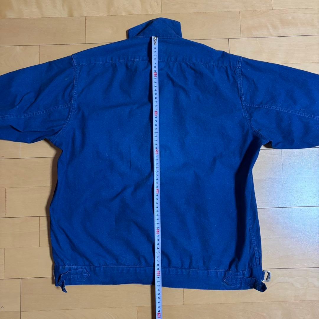 french vintage china jacket インディゴブルー XL