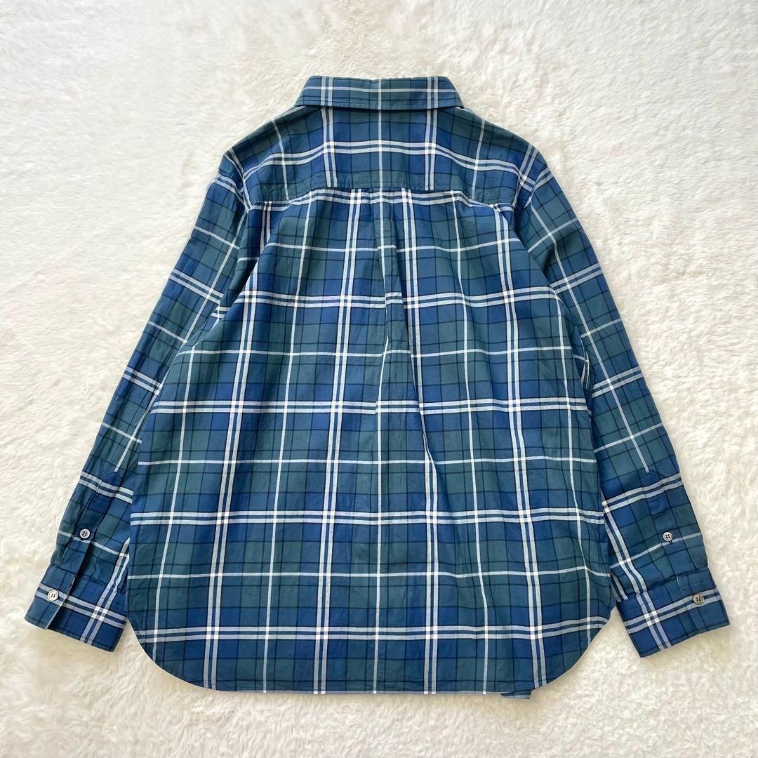 大きいサイズ 23区 canclini チェックシャツ 46
