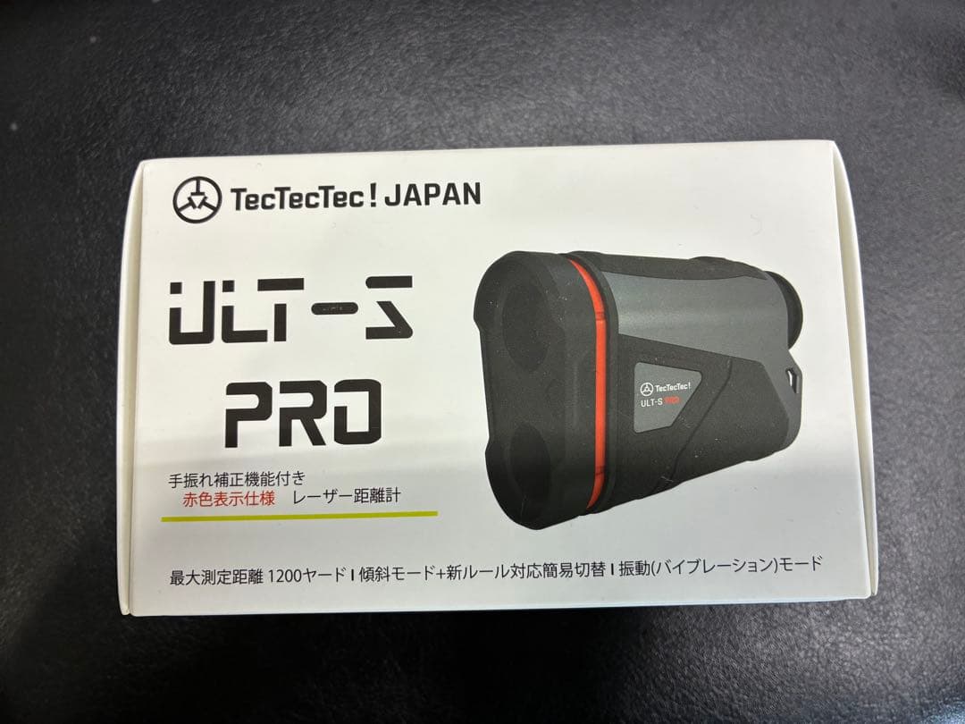 TecTecTec! ULT-S PRO ゴルフ用距離計　電池付き