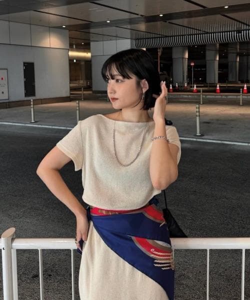 完売品 新品 AMERI MEDI 2WAY COTTON MESH DRESS