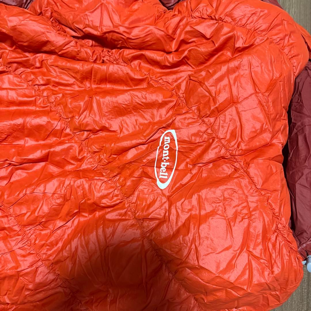 モンベル シームレス　バロウバッグ♯0 R/zip mont-bell 寝袋