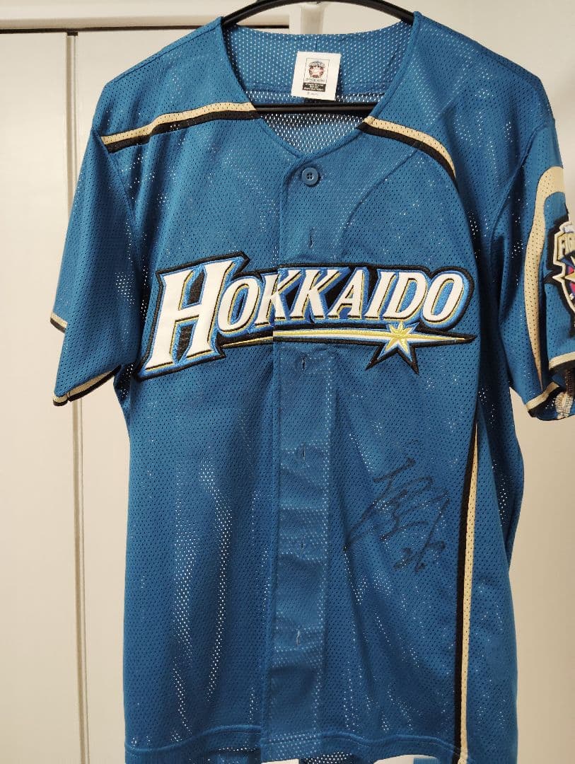 谷口雄也 ユニフォーム　淺間大基サイン入り　北海道日本ハムファイターズ