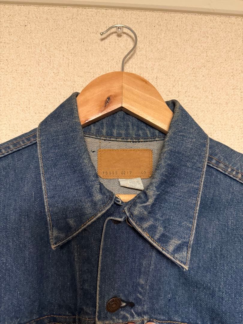 70〜80年代　Levi's 70505 スモールe