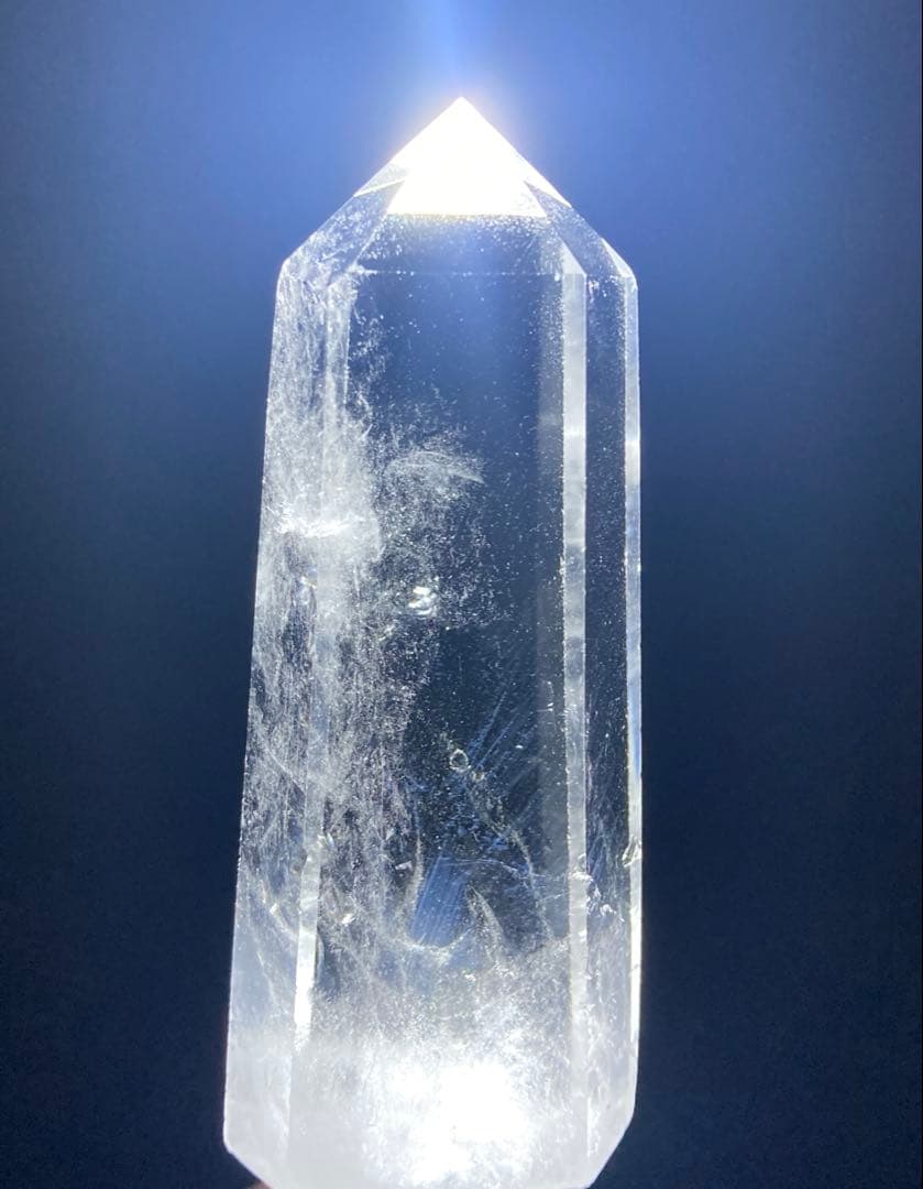 原石　鉱物　水晶　ポイント　エンジェルラダー　天然石　置物　パワーストーン