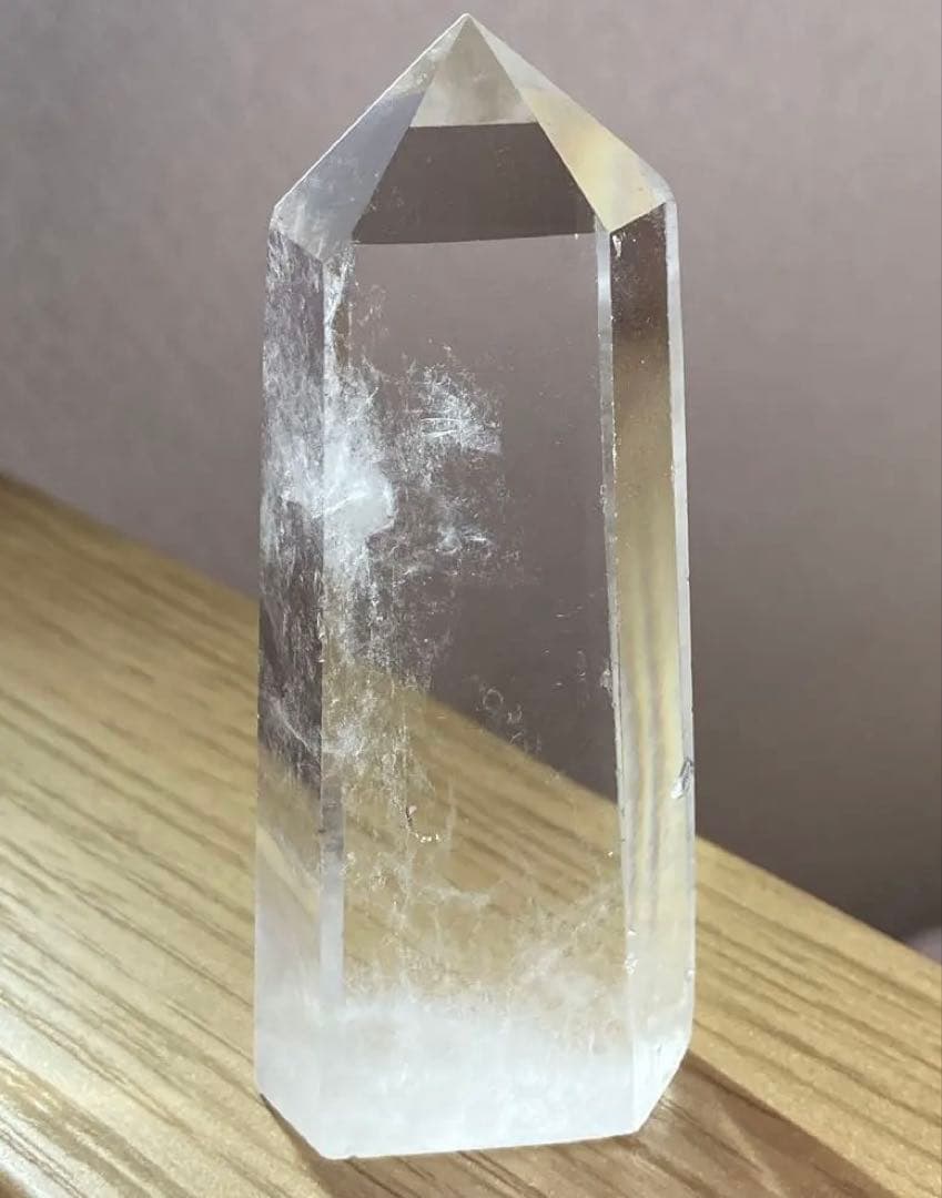 原石　鉱物　水晶　ポイント　エンジェルラダー　天然石　置物　パワーストーン