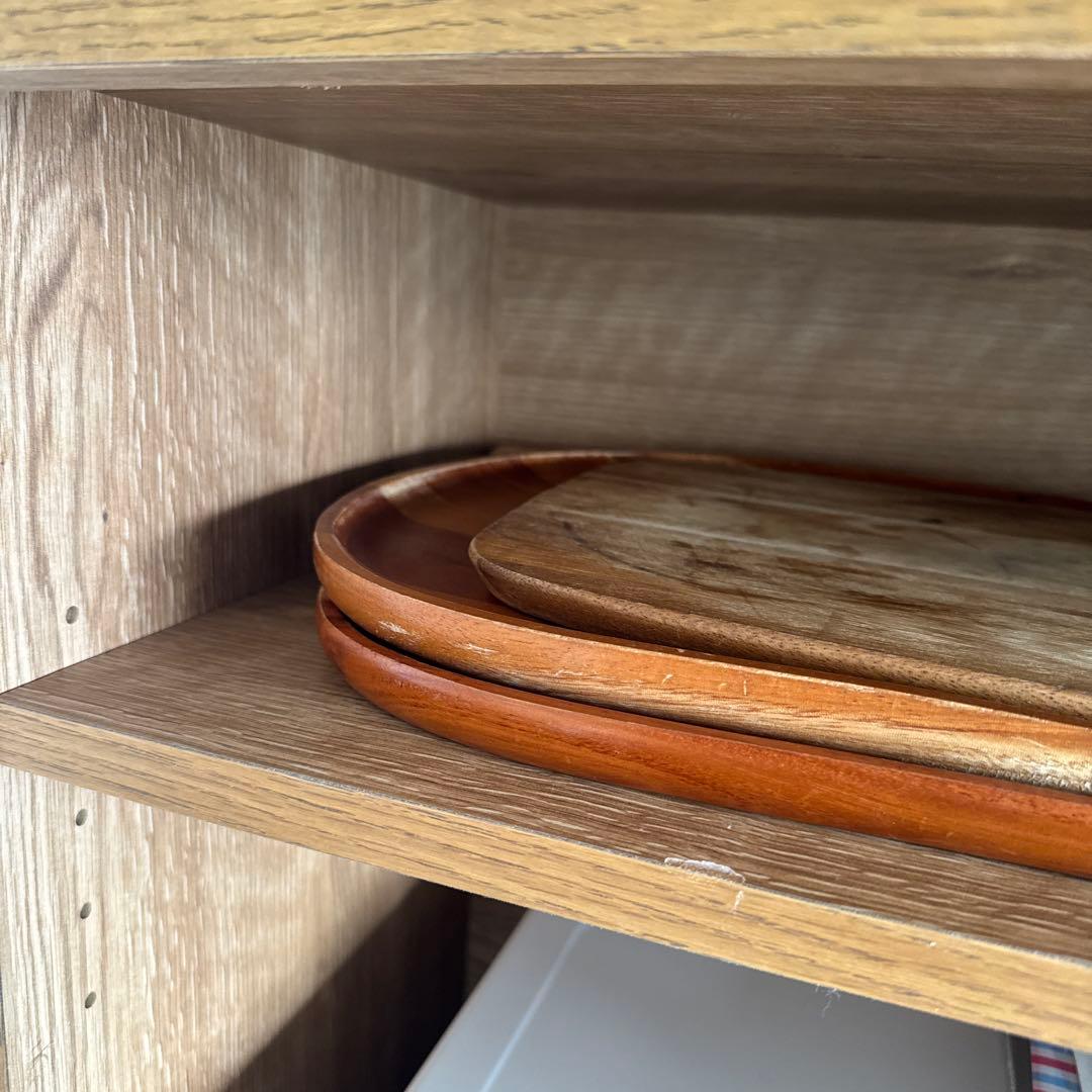 3月中に取り下げunico ADDAY(アディ) キッチンボード 木製