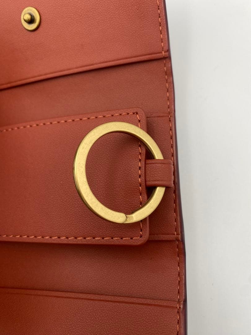 【未使用】COACH シグネチャー 6連キーケース ブラウン Cロゴ