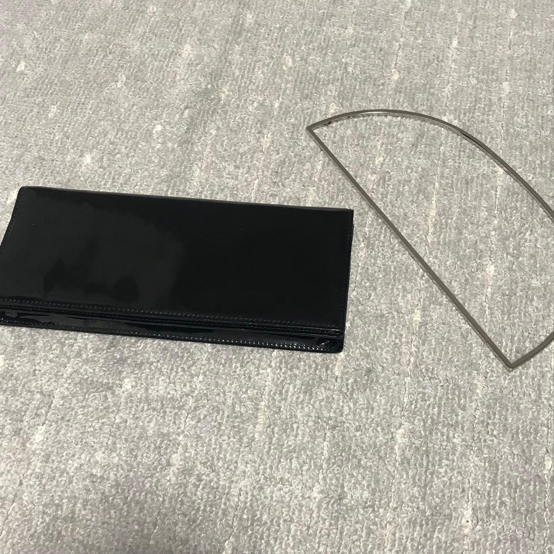 グッチ［パーティバッグ］2way　ハンドバッグ　クラッチ　エナメル　ポーチ