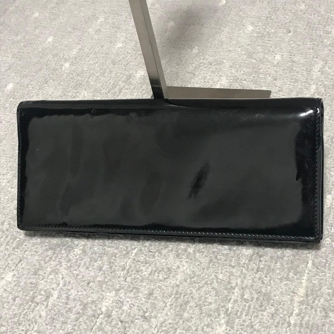 グッチ［パーティバッグ］2way　ハンドバッグ　クラッチ　エナメル　ポーチ
