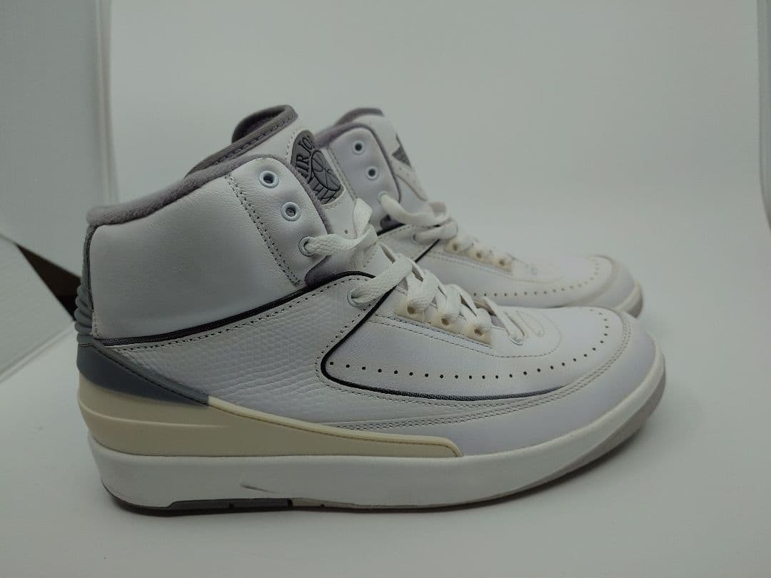 NIKE Air Jordan 2 ホワイト/グレー 27cm UK8