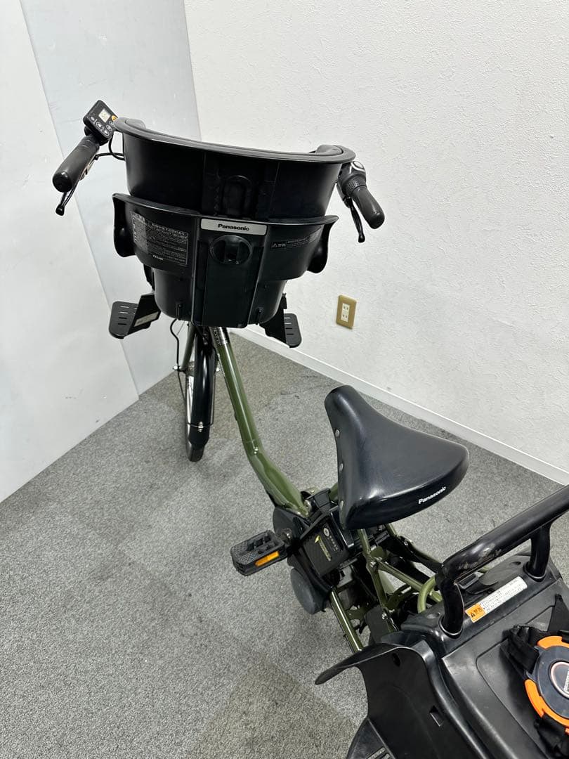 3人乗り電動アシスト自転車　パナソニック製　22インチ子供乗せシート付き　買い得