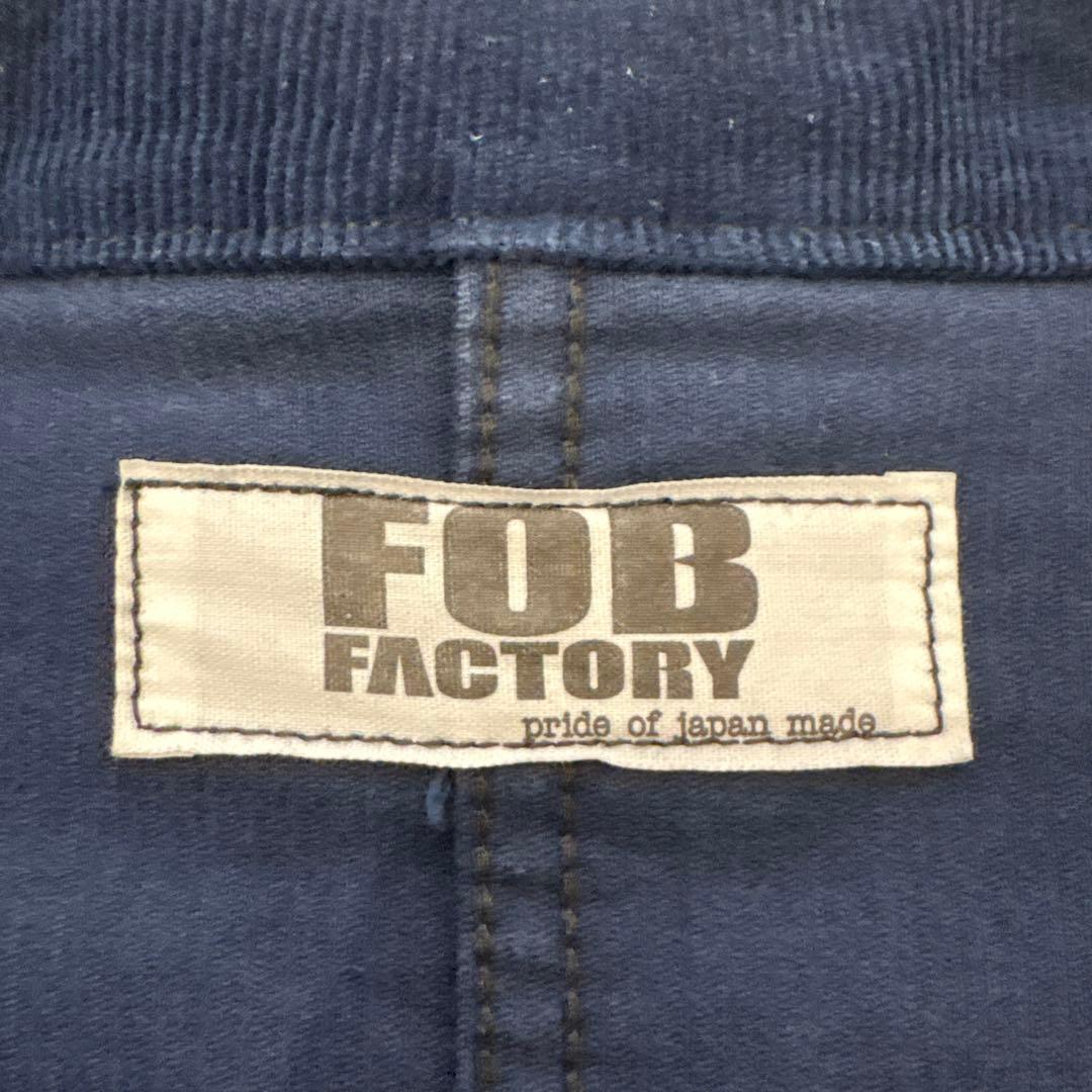FOB FACTORY ネイビー コットンジャケット