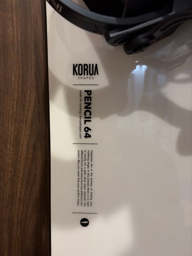 korua shapes pencil 164 美品 板のみ出品