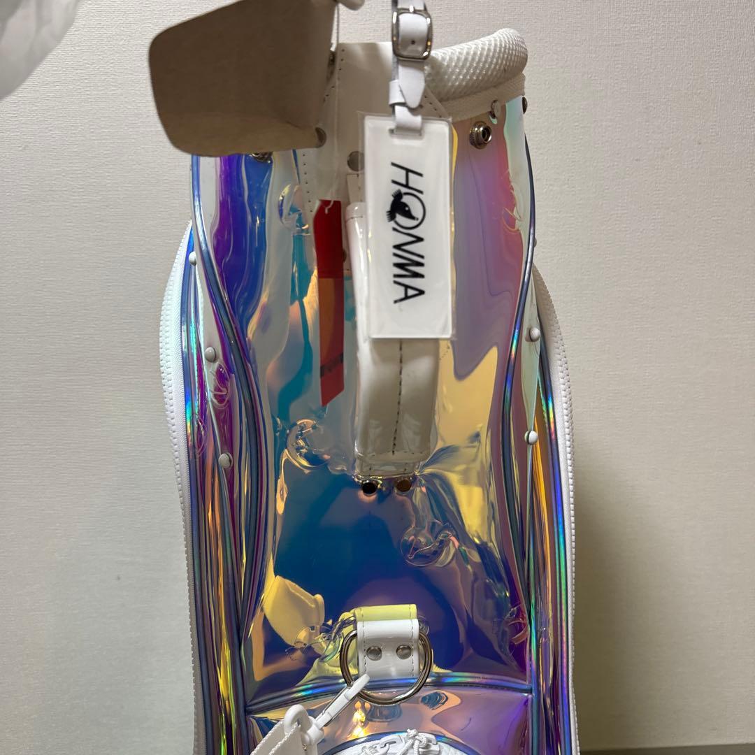非売品 新品 HONMA ホンマ キャディバッグ オーロラ ホログラム クリアー