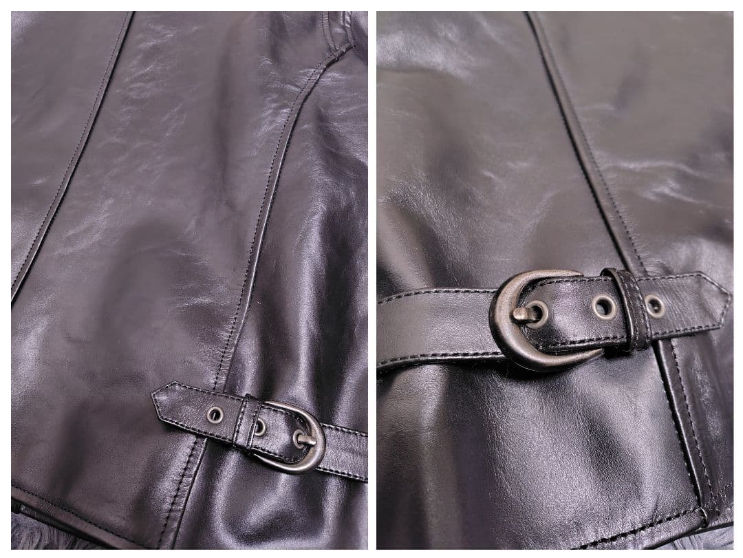こ*つ様 【極美品】WING-NECK シングルライダース ジャケット 着脱ライ