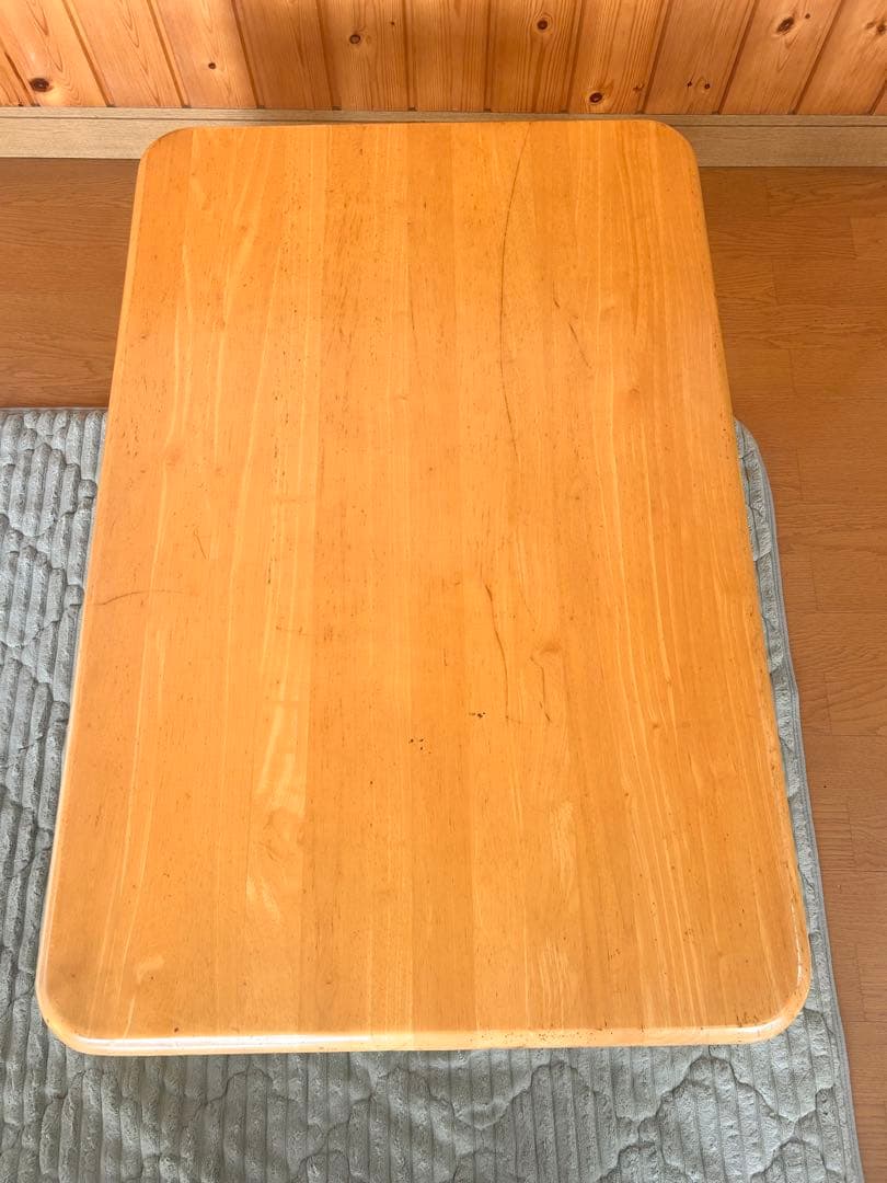 ニトリ 折りたたみローテーブル 幅90cm 木製 コンパクト リビング