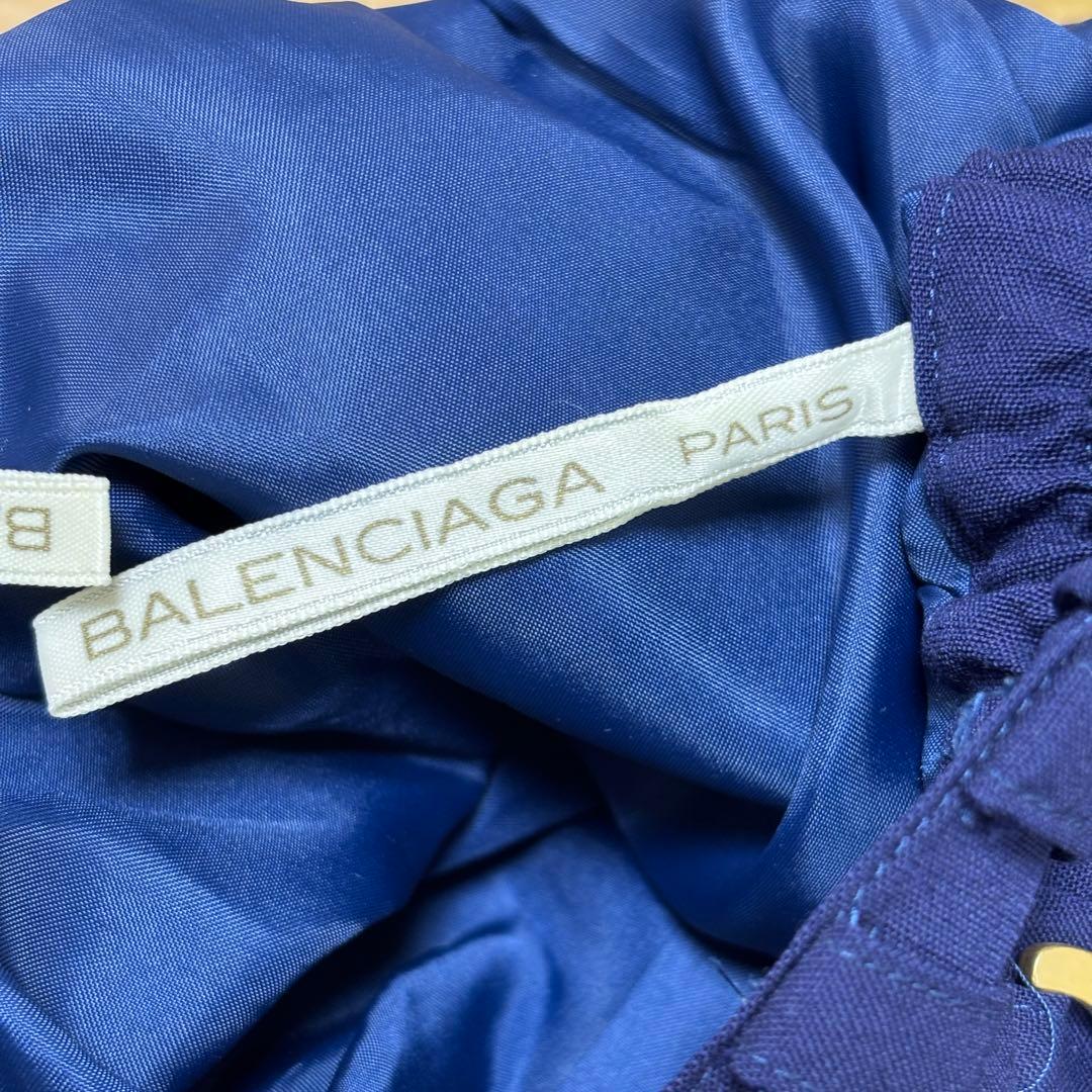 ★美品★ BALENCIAGA ゴルフウェア ネイビー テーパードパンツ S