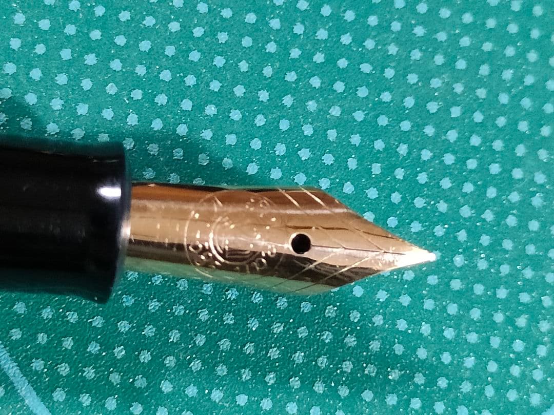Pelikan　ペリカン　140　万年筆　EF　緑縞