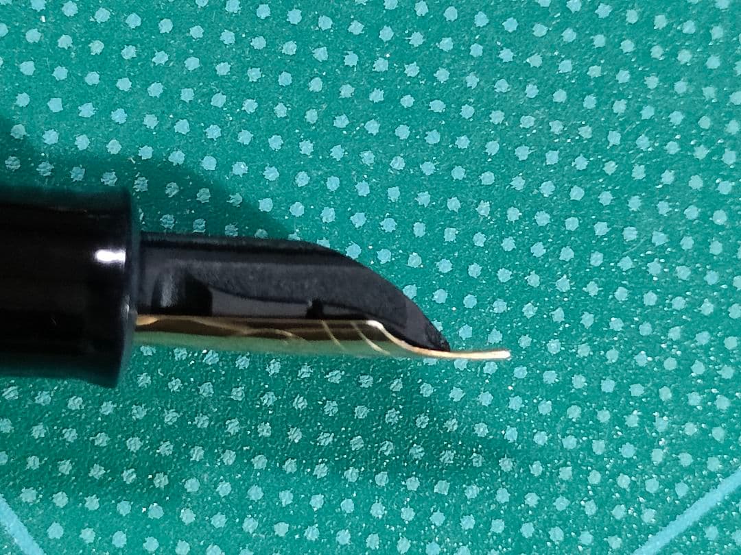 Pelikan　ペリカン　140　万年筆　EF　緑縞