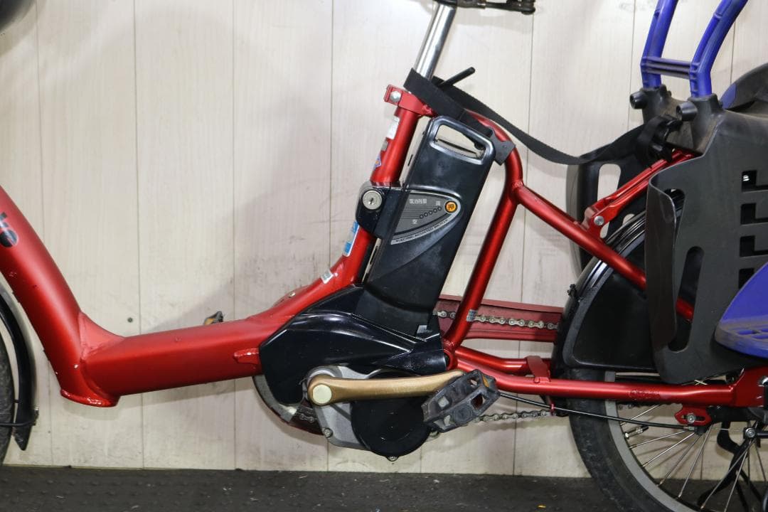 ブリヂストンbikke POLAR e BP0D37 20型 3段8.9AH 赤
