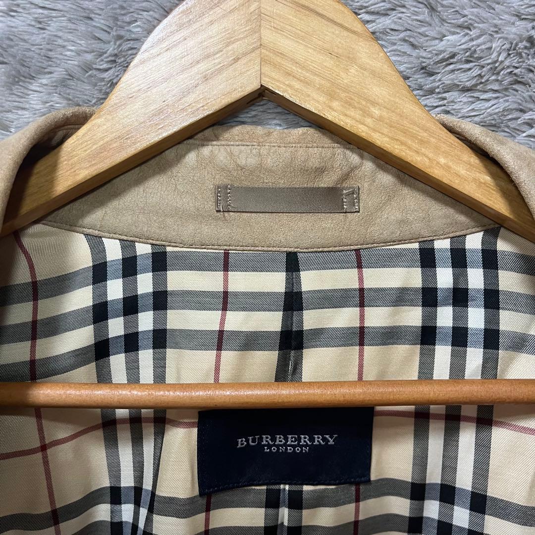 古着　Burberry バーバリーロンドン　レザー　スウェードジャケット