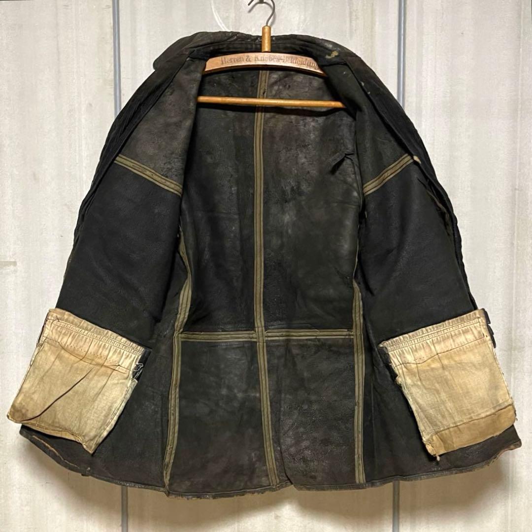 ヴィンテージ 30s ホースハイド カーコート レザージャケット