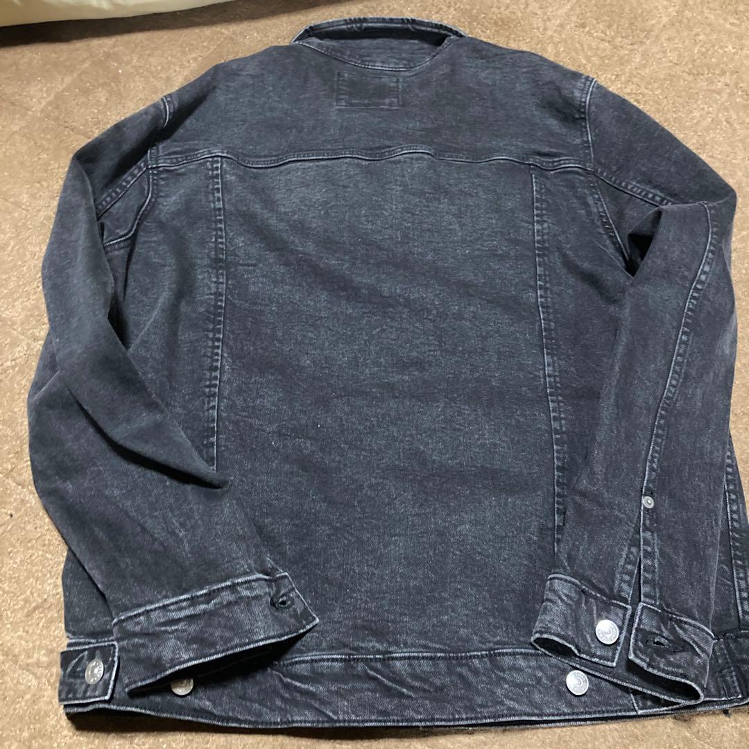 ZARA デニムジャケット ブラック XXL