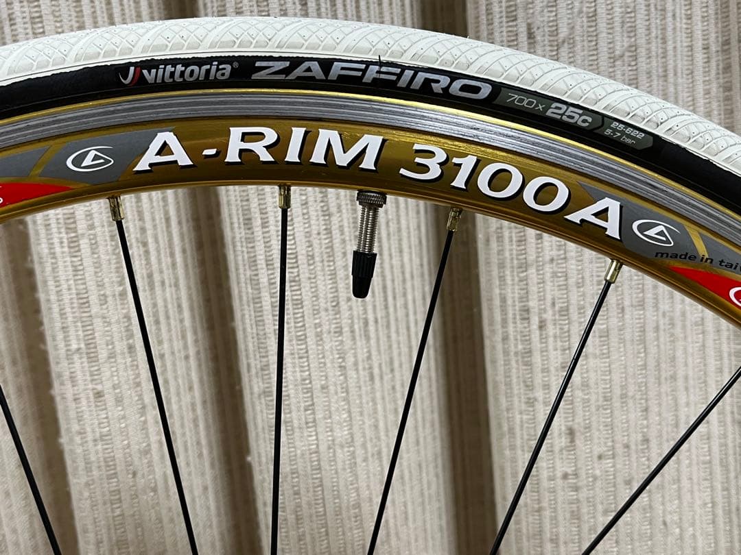 ★★★ピスト用ホイールA-RIM3100A前後2本セット＋ザッフィーロ新品