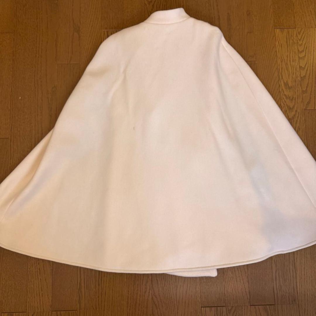 Sheller　シェリエ　ウールケープコート　ホワイト