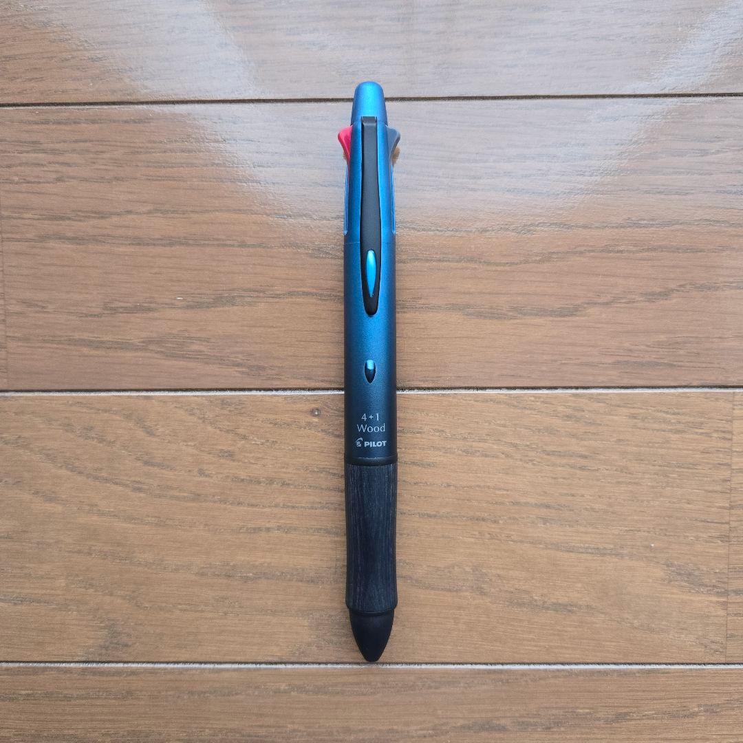 ■シナモン商品■パイロット フォープラスワンウッド 限定 グリーン・ブルー