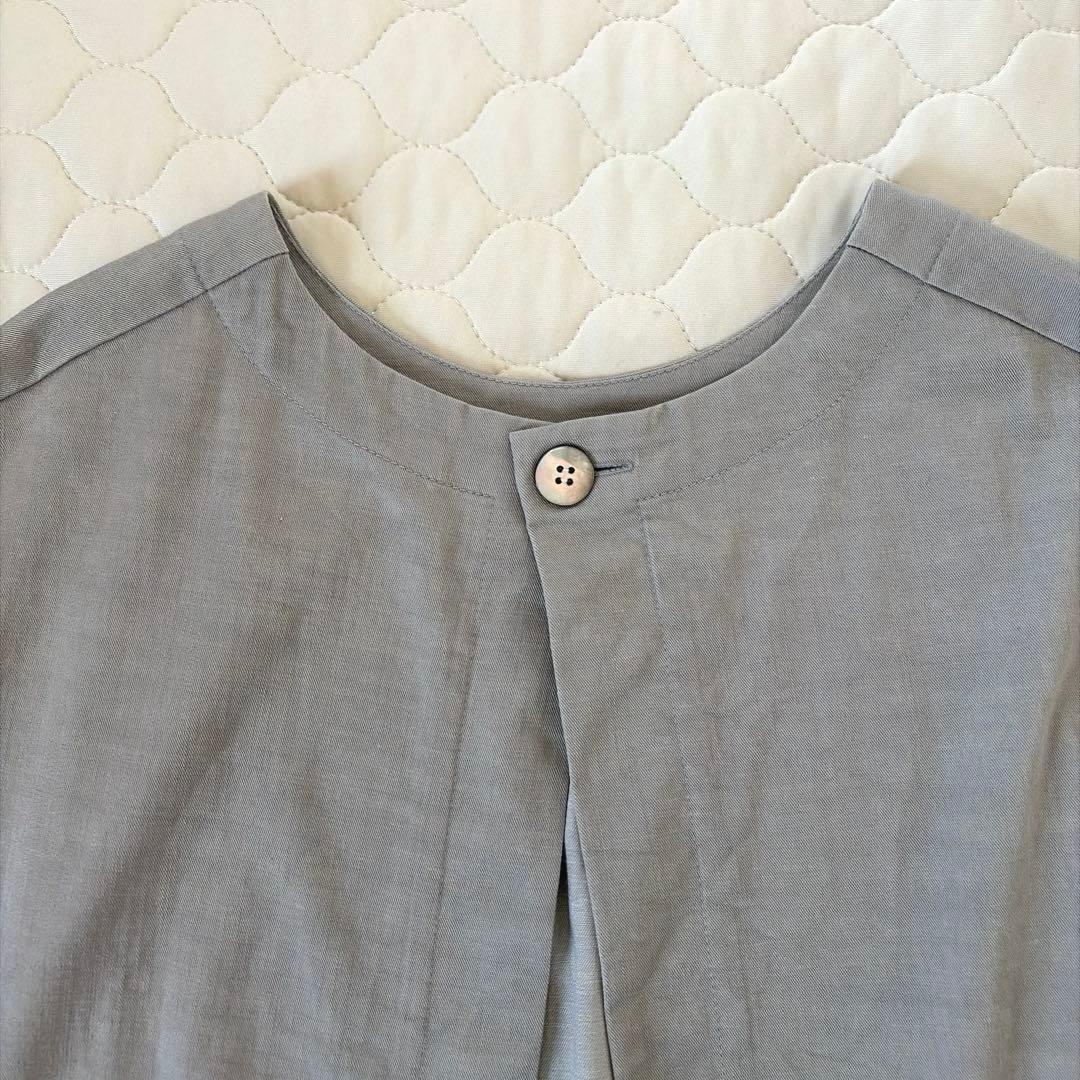 【24SS美品】BEARDSLEY ショートベスト　サイズ1 ジレ グレー