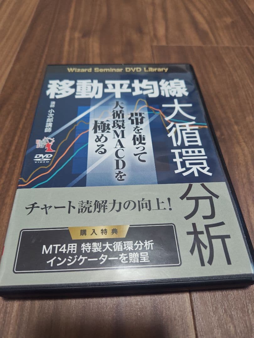 【ノブコ】小次郎講師の移動平均線大循環分析等　ＤＶＤ８点