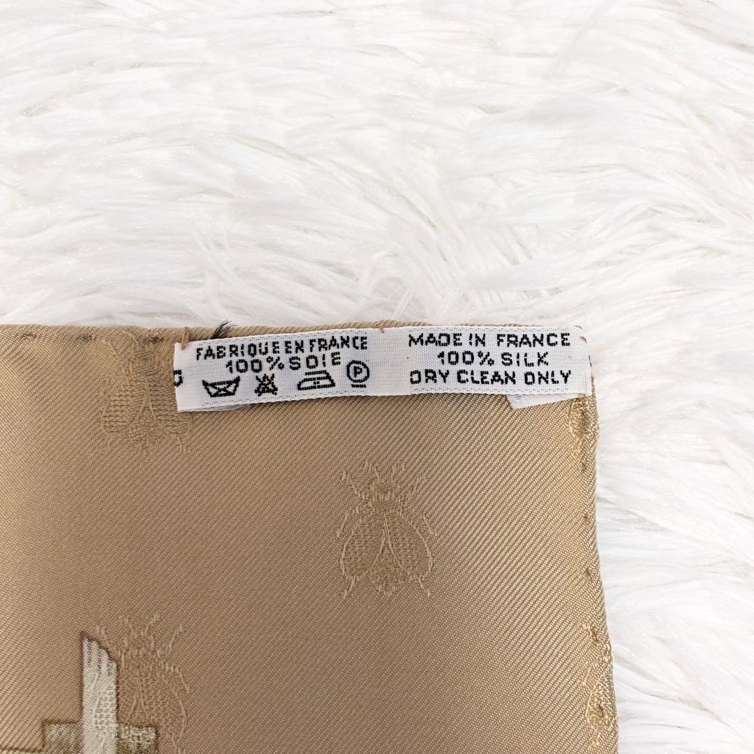 HERMES エルメス カレ90 ガヴァルニー 圏谷の押し花 スカーフ シルク