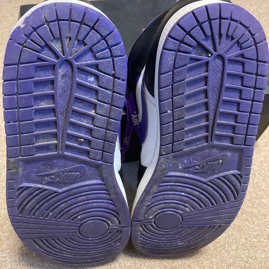 シューズ(男性用) Nike Air Jordan 1 Mid Black/Court Purple