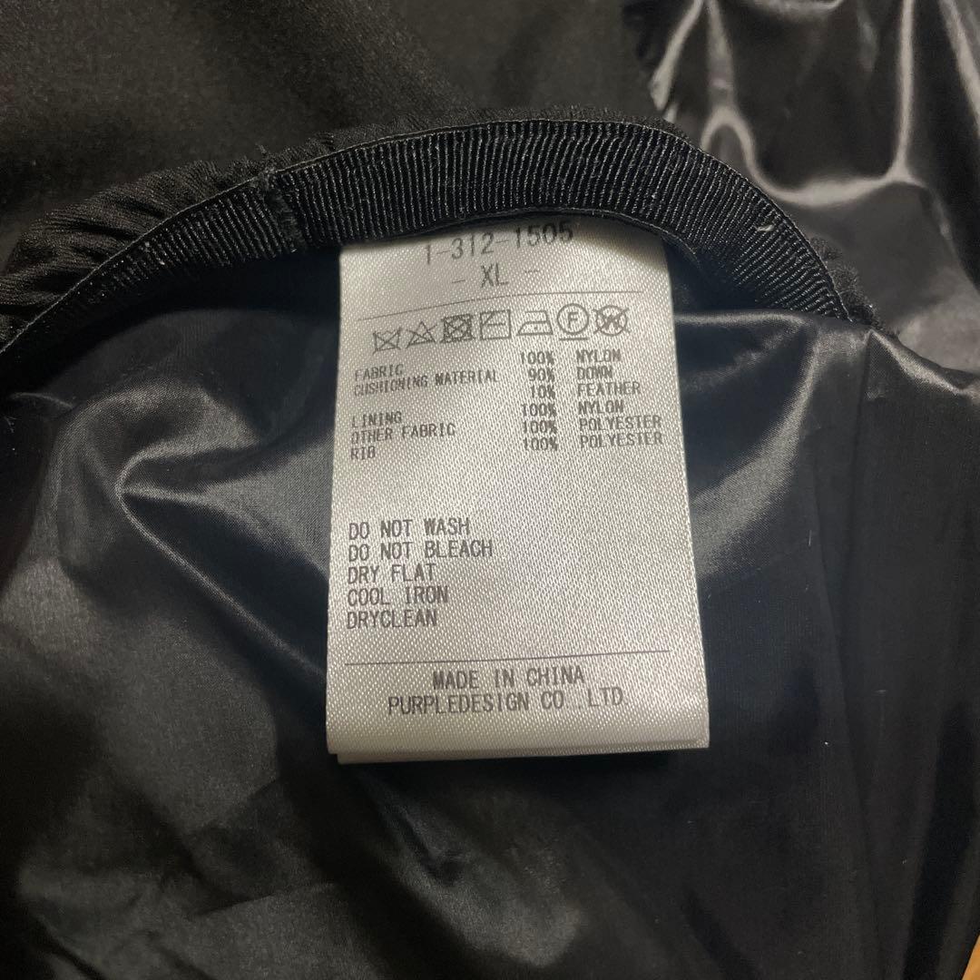 ディセンバーメイ ゴルフ ダウンベスト ブラックXL極美品