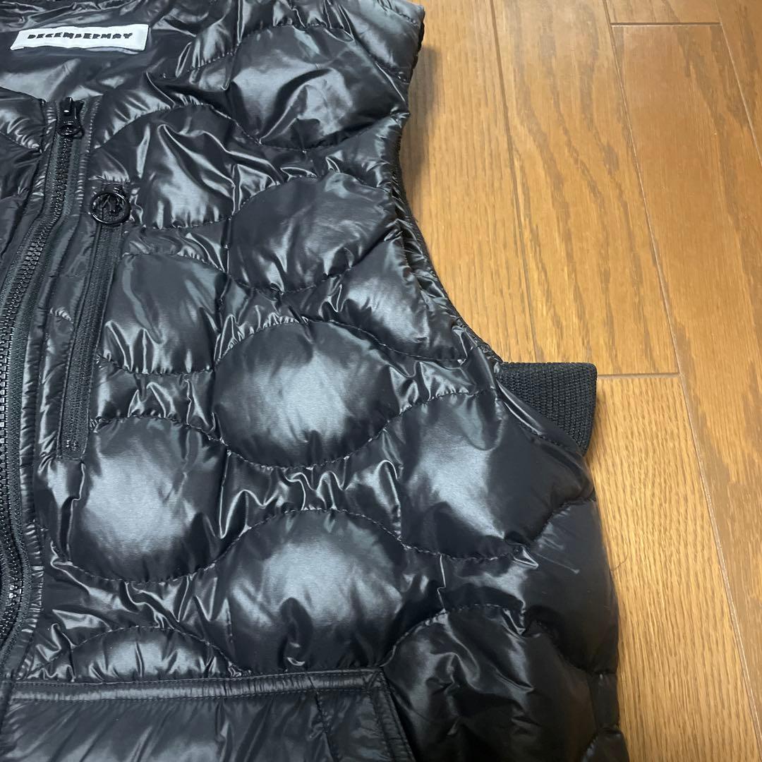 ディセンバーメイ ゴルフ ダウンベスト ブラックXL極美品