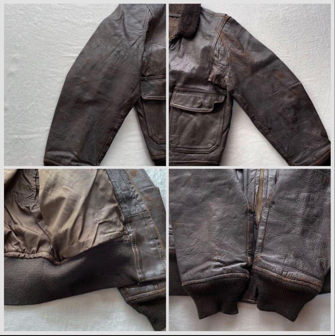 70s 米軍 USN G-1 フライトジャッケット 42〜44相当