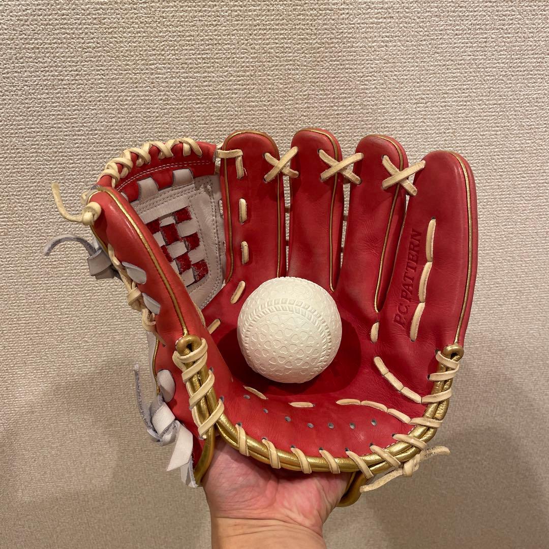 ZETT グローブ 軟式 （源田選手モデル BRGB30256M 限定カラー）