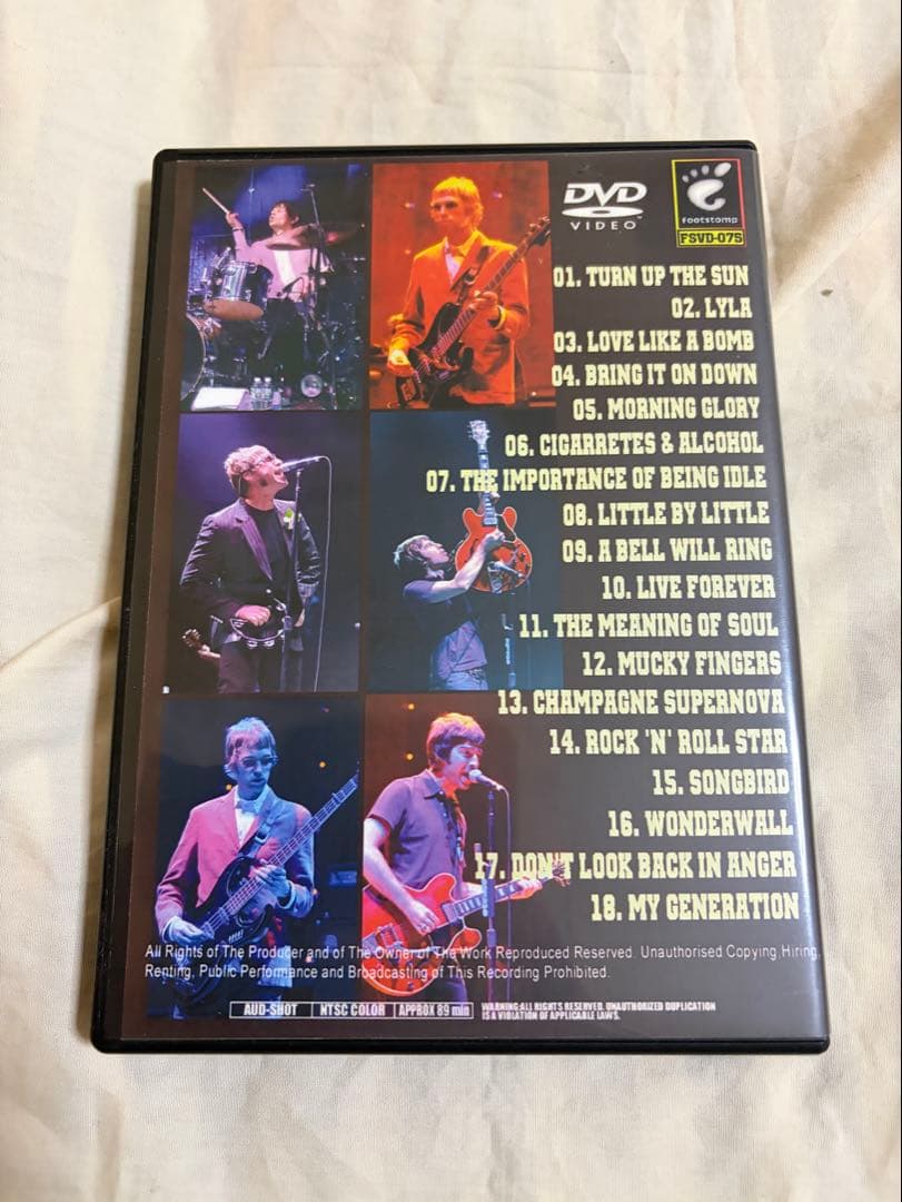 【oasis】DVD 6本セット②（PV集ほか）