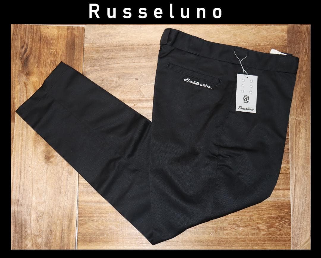 新品 ラッセルノ ゴルフ ロングパンツ チノトラウザーズ (5/L) Ⓗ