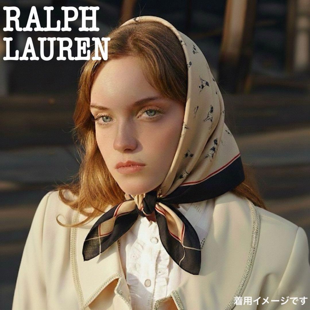 RALPH LAUREN ラルフローレン スカーフ ドッグ 犬 ヴィンテージ