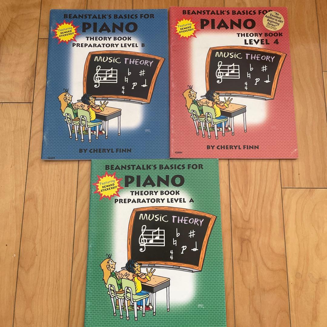 バーナム他ピアノスコア楽譜　英語学習に！
