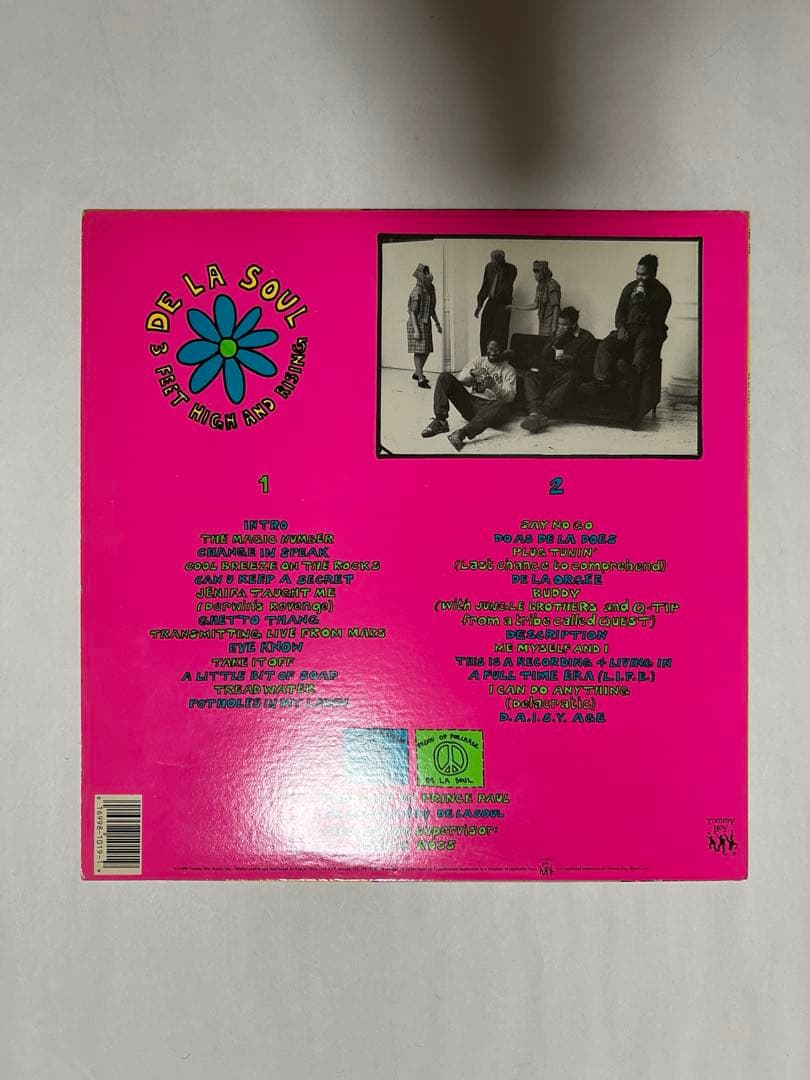 洋楽 de la soul 3 feet high and rising us og