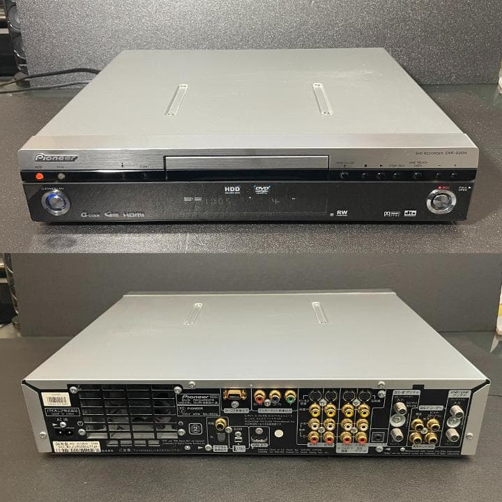 PIONEER DVR-920H-S（DVDレコーダー）