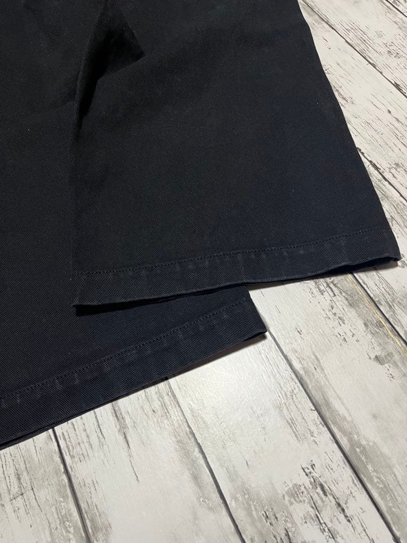 超人気 ブラック エクストラワイド W34 厚手コットンツイル ベンデイビス