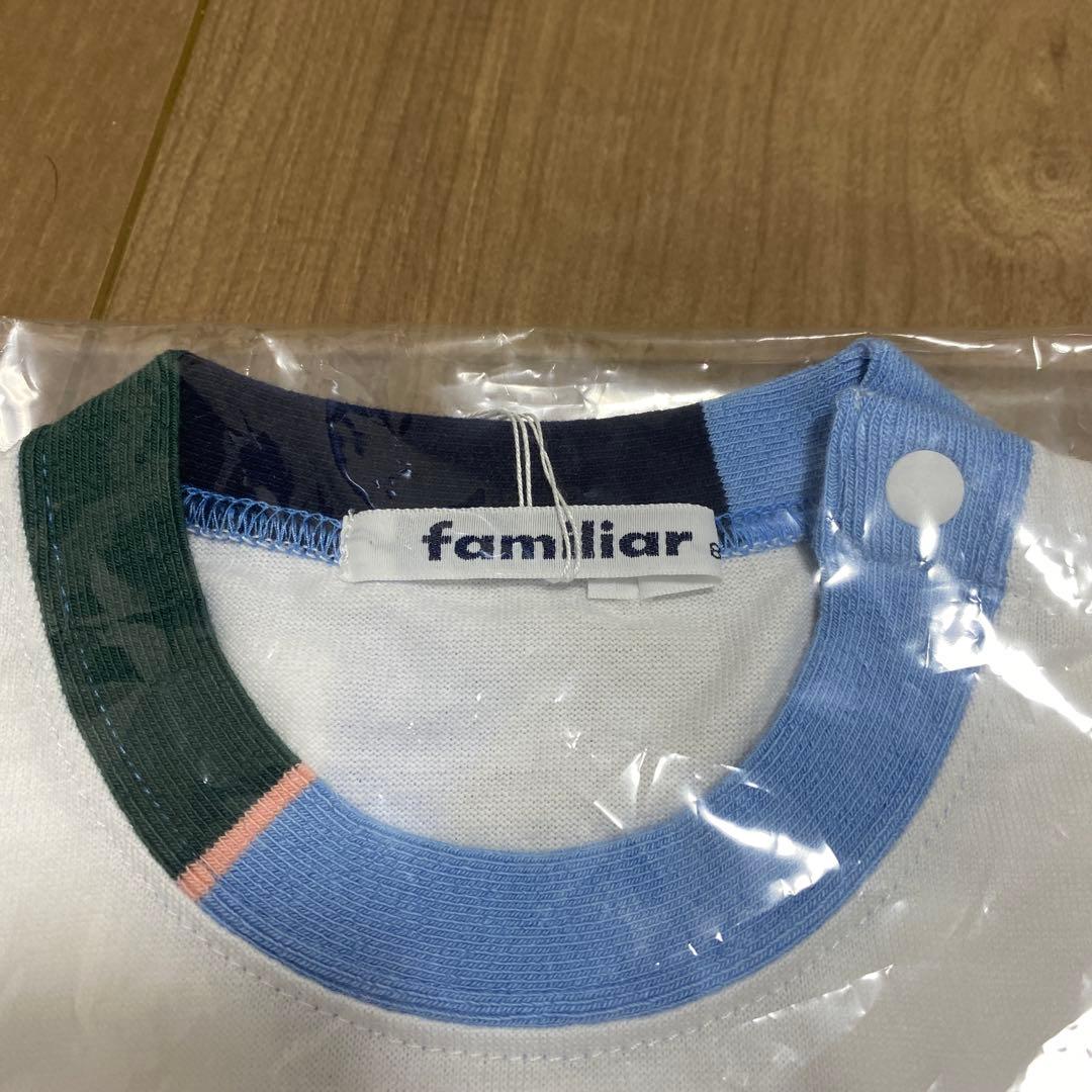 familiar クマ刺繍 Tシャツ 80サイズ