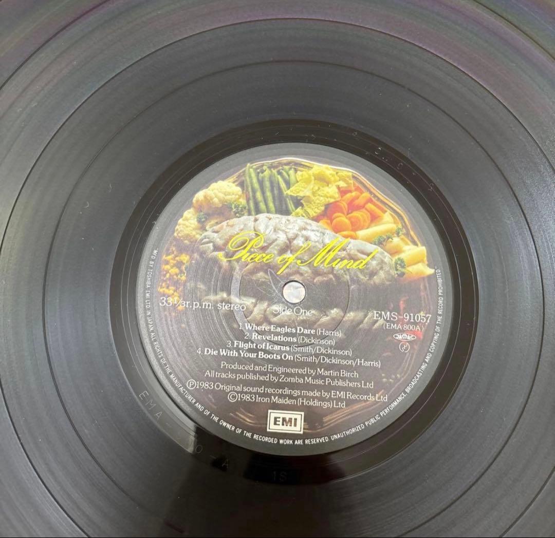 【希少LP】アイアン・メイデン 3枚セット 国内盤（帯なし）目視美品