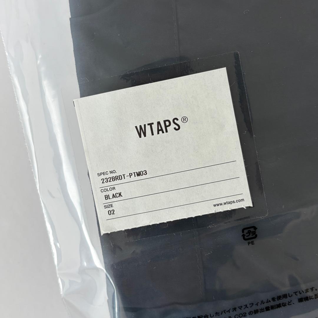 【超美品】WTAPS 23AW ナイロン 6Pパンツ 黒 M リップストップ
