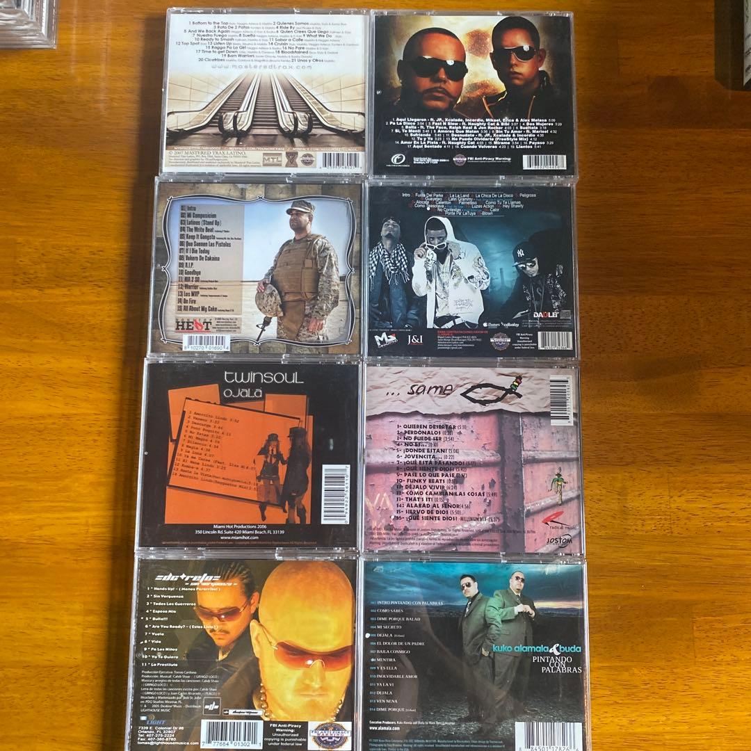 ヒップホップ reggaetonCD 8枚セット