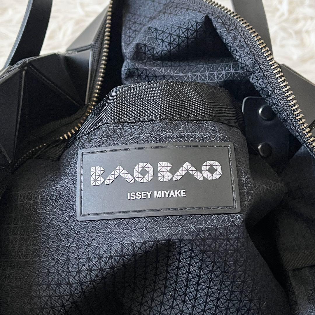 美品✨BAOBAOバオバオイッセイミヤケ　ロックマット　トートバッグ　ブラック